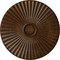 Ekena Millwork Shakuras Ceiling Medallion (For Canopies up to 5 1/2"), 29 1/2"OD x 2"P, Root Beer Crackle CM30SHRBC - alternate 1